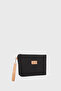 Women's Striped Linen Clutch Bag - 2