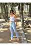 Kadın Crop Top Bluz - 4