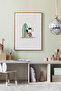 One Piece Poster Painting with Wooden Frame