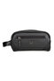 Men's Vegan Leather Personal Shaving Cosmetic Clutch Bag Travel Care Handbag