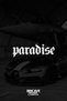 Paradise Lettering JDM Car-Motorcycle Windshield Label Sticker 19x6cm