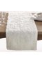 Off-White Plush Table Runner (40X145)
