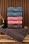 Colourist 6-Piece Cotton Highly Water Absorbent 50*90 Hand and Face Towels