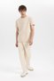 Pants Baggy Fit Wide Fit Regular Waist Wide Wide Leg with Pockets B3834Ax23Au - 6