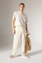 Pants Baggy Fit Wide Fit Regular Waist Wide Wide Leg with Pockets B3834Ax23Au - 3