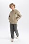 Boy's Wide Leg Standard Leg Gabardine Trousers B4287A823Wn - 3