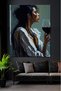 Decor Woman Canvas Painting for Salon Living Bedroom Office Entrance Cafe Ar030582