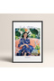 Single Framed Woman Painting Modern Art Poster Painting Tk/199 - 2