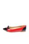 Women's Daily Red Black Ballerinas - 3