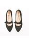 Women's Daily Black Ballerinas - 6