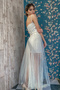 Tulle Skirt With Pearls For Special Occasions Accessory Dress Decor Costume Accessory Transparent Tulle Skirt With Pearls - 3