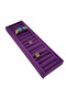 New Domestic Suede Purple Sausage Bracelet & Handcuffs & Ring Table (Light Decor) - 2