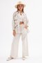 Women's Standard Size Sequined and Embroidered Oversize Shirt - 8