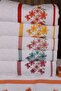 Roze Garden 6-Piece Cotton Water Absorbency High 50 x 85 Hand Face Towels with Bag - 3