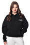People Oversize Hoodie Women - Black