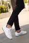 Men's White Lace-up Daily Comfortable Casual Comfortable Lightweight Soft Sole Sneaker Sports Shoes