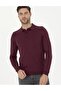 Slim Fit Polo Neck Basic Knitwear Kazakh - 3