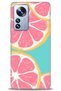 Xiaomi Mi 12 Lite Case Hd Printed Case - Pink Lemon + Full Screen Protector