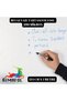 Self-Adhesive White Writing Board Foil 134 cm X 1 Meter 200 Micron - 4