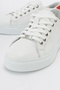 AYVERIE White Genuine Leather Women's Sneakers - 5