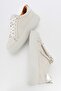 ALLIE Beige Genuine Leather Women's Sneakers - 2