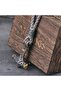 Thor Scandinavian Mjollnir Othila Mesh Chain 316l Men's Steel Necklace with Embroidery Accessories