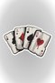 13 x 8.5 cm Poker Card Full As Sticker Motor Car Helmet Laptop Sticker - 3