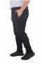 Plus Size Zippered Sweatpants 3ip 11517 BLACK - 4