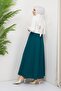 Sandy Crepe Fabric Eight Piece Wide Comfortable Skirt with Elastic Waist 20231 - 7