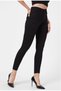 Skinny Black Skinny Leg High Waist Gathers - 3