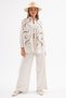 Women's Standard Size Sequined and Embroidered Oversize Shirt - 3