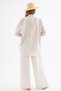Women's Standard Size Sequined and Embroidered Oversize Shirt - 7
