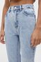 Women's Blue Snow Wash Mom Boyfriend High Waist Jeans Trousers New 2024 - 5