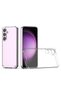 Case Compatible with Galaxy S23 Fe Transparent Z-Coss Glass Elegance Full Protection Back Cover Clear Color - 4