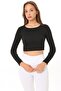 COPY - Women's Long Sleeve Crop, Camisole Fabric - 3