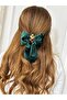 Bym219 Velvet Christmas Embroidered Bow Buckle
