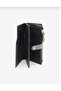 Women's Black Horizontal Model Zippered and Covered Wallet-1001 - 6