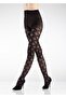 Sorano Model Ekose Pattern Fit Tightening Thin Pantyhose Black Color
