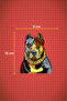 12 x 9 cm Gold Collar Pitbull Sticker Motor Car Helmet Laptop Sticker - 2