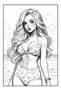 Anime Coloring Book for Teens (64 Full Page Colorings) - 7