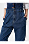 Elastic Waist Jeans High Waist - Baggy Jeans - 5