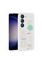 Samsung Galaxy S23 Compatible Case Camera Protected Embossed Figure Shiny Toys Silicone Cover