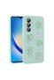 Samsung Galaxy A24 Compatible Case Camera Protected Embossed Figure Shiny Toys Silicone Cover
