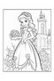 To the Girls Princess Coloring Book (80 Super Quality Paintings) - 5