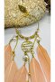 Handmade Women's Single Feather Earrings - 3