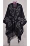 Double Sided Thick Mother Shoulder Scarf Shawl Poncho - 2