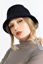 Winter Quilted Bucket Fisherman Hat Black - 5