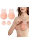 Invisible Silicone Women's Strapless Lifting Bra Skin Silicone Adhesive Breast Bra - 7