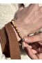 Sparta Varisite Tiger Eye Jasper Natural Stone Unisex Bracelet - 2