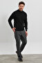 Men's Wool Regular Fit Half Turtleneck Knitwear Sweater - 4
